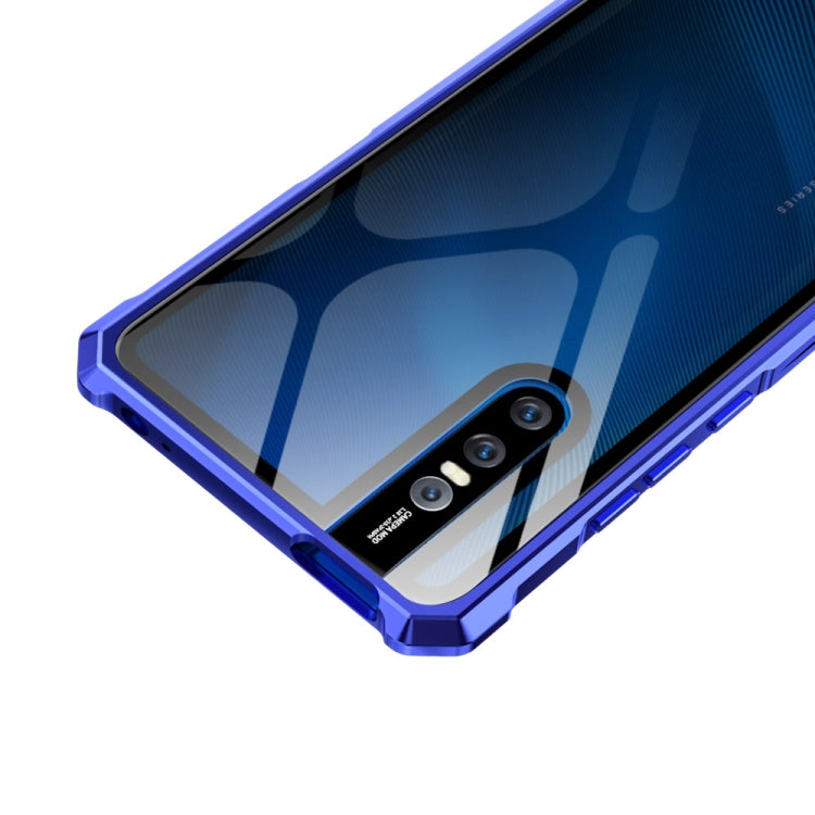 Buckle Series Metal Frame + Tempered Glass Cover Case for Vivo X27