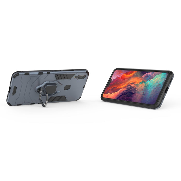 PC + TPU Shockproof Protective Case for Vivo X21i, with Magnetic Ring Holder