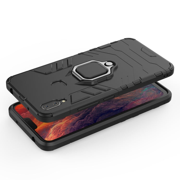 PC + TPU Shockproof Protective Case for Vivo X21i, with Magnetic Ring Holder