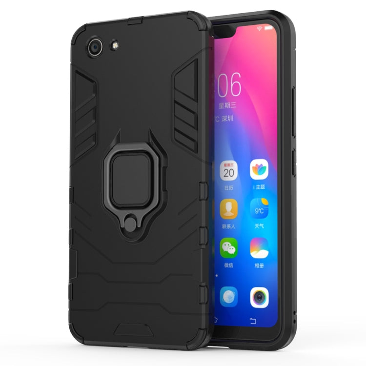 PC + TPU Shockproof Protective Case for Vivo Y83, with Magnetic Ring Holder