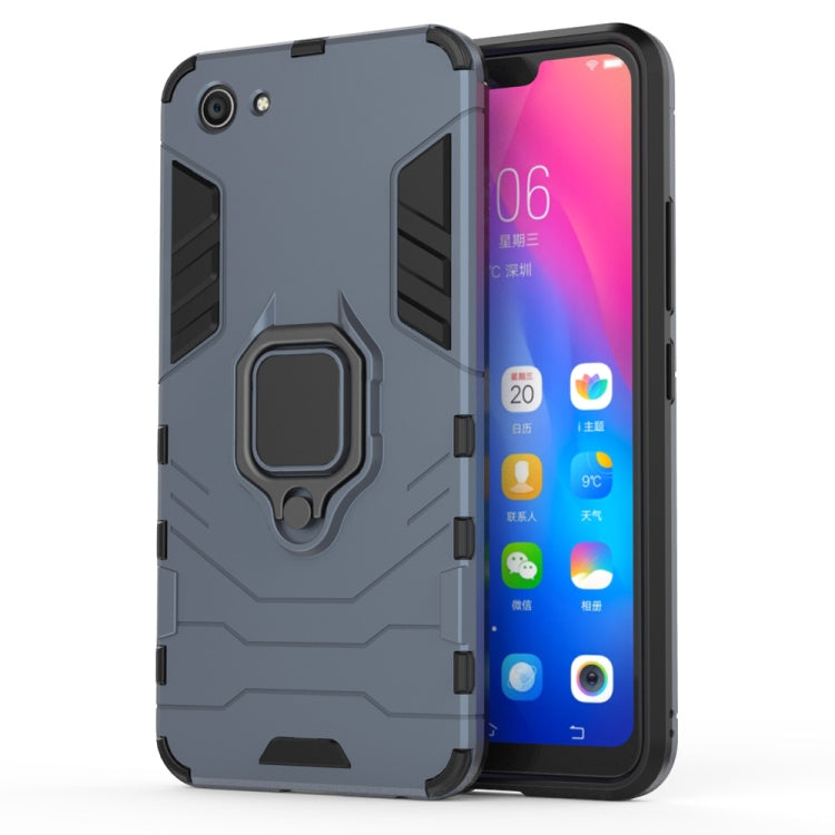 PC + TPU Shockproof Protective Case for Vivo Y83, with Magnetic Ring Holder