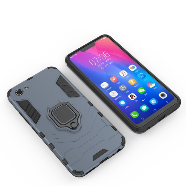 PC + TPU Shockproof Protective Case for Vivo Y83, with Magnetic Ring Holder