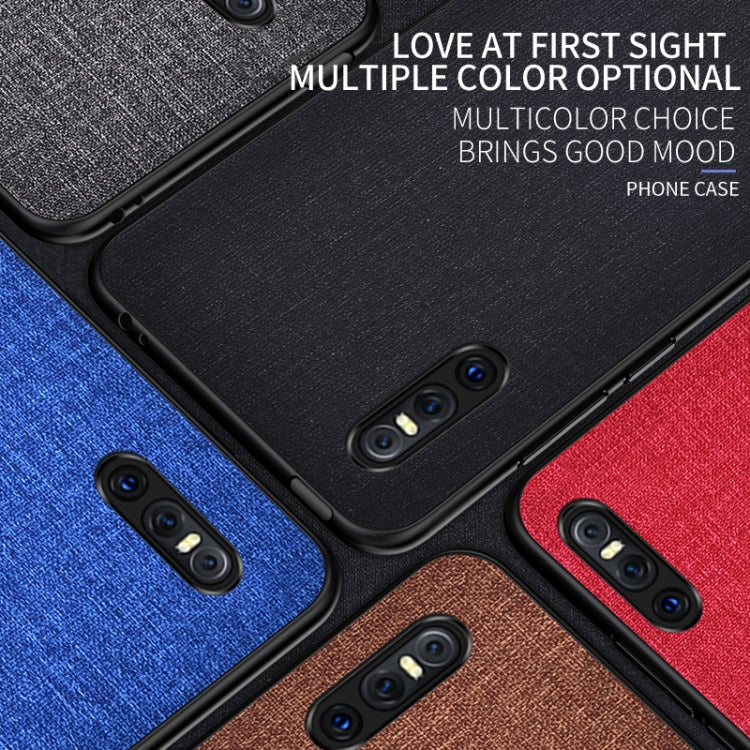 Shockproof Cloth Texture PC+ TPU Protective Case for Vivo X27