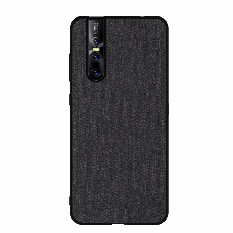 Shockproof Cloth Texture PC+ TPU Protective Case for Vivo V15 Pro