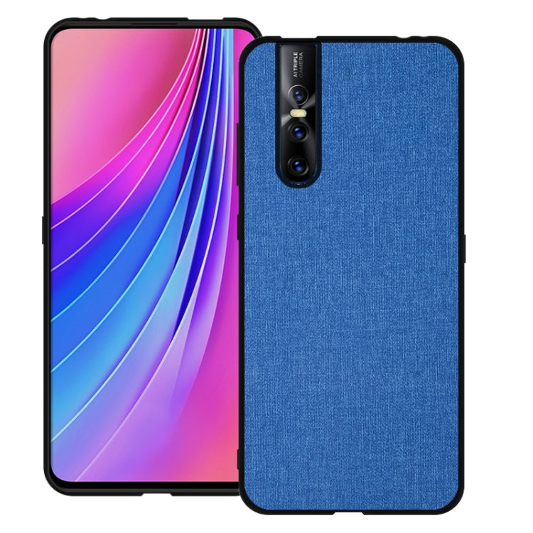 Shockproof Cloth Texture PC+ TPU Protective Case for Vivo V15 Pro