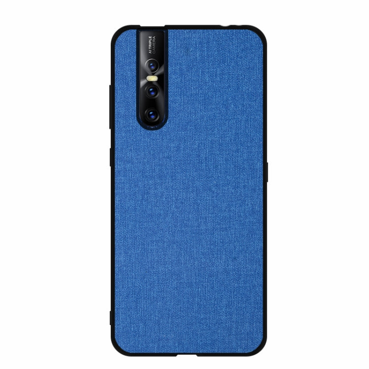 Shockproof Cloth Texture PC+ TPU Protective Case for Vivo V15 Pro