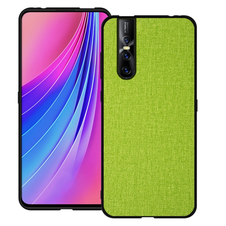 Shockproof Cloth Texture PC+ TPU Protective Case for Vivo V15 Pro