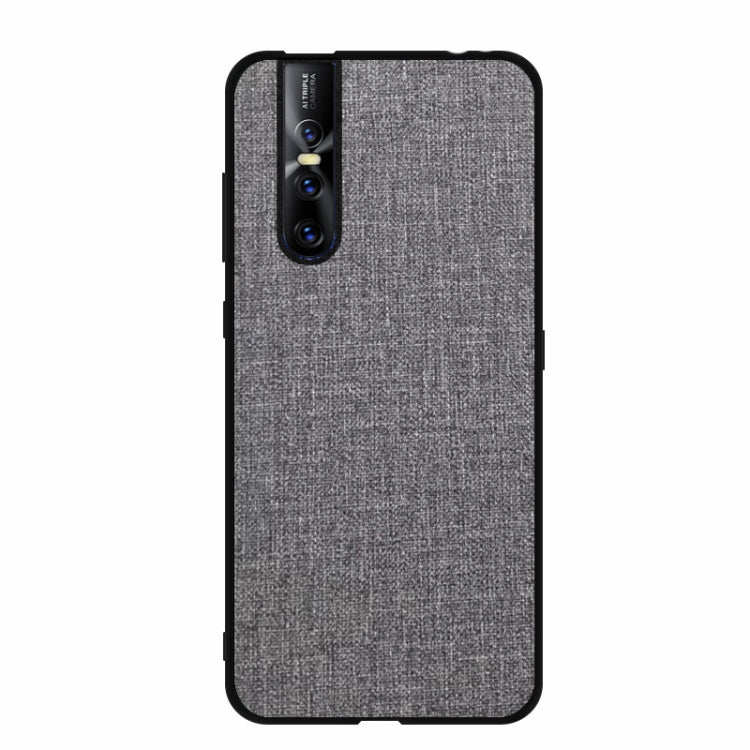Shockproof Cloth Texture PC+ TPU Protective Case for Vivo V15 Pro