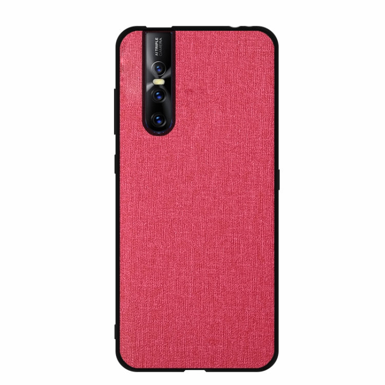 Shockproof Cloth Texture PC+ TPU Protective Case for Vivo V15 Pro