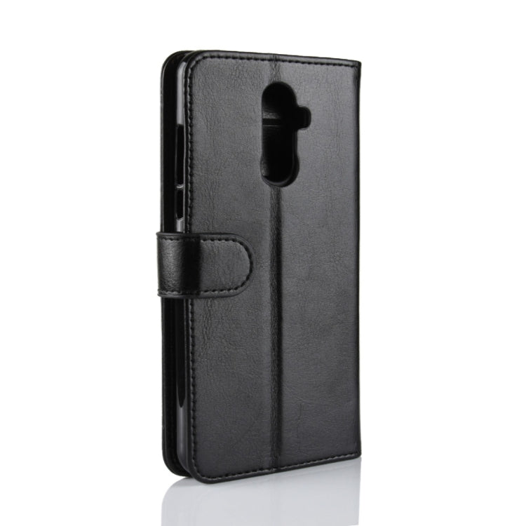 PU + TPU Crazy Horse Texture Horizontal Flip Leather Case for CUBOT X18 Plus, with Wallet & Holder & Card Slots