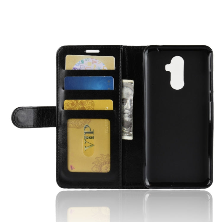 PU + TPU Crazy Horse Texture Horizontal Flip Leather Case for CUBOT X18 Plus, with Wallet & Holder & Card Slots