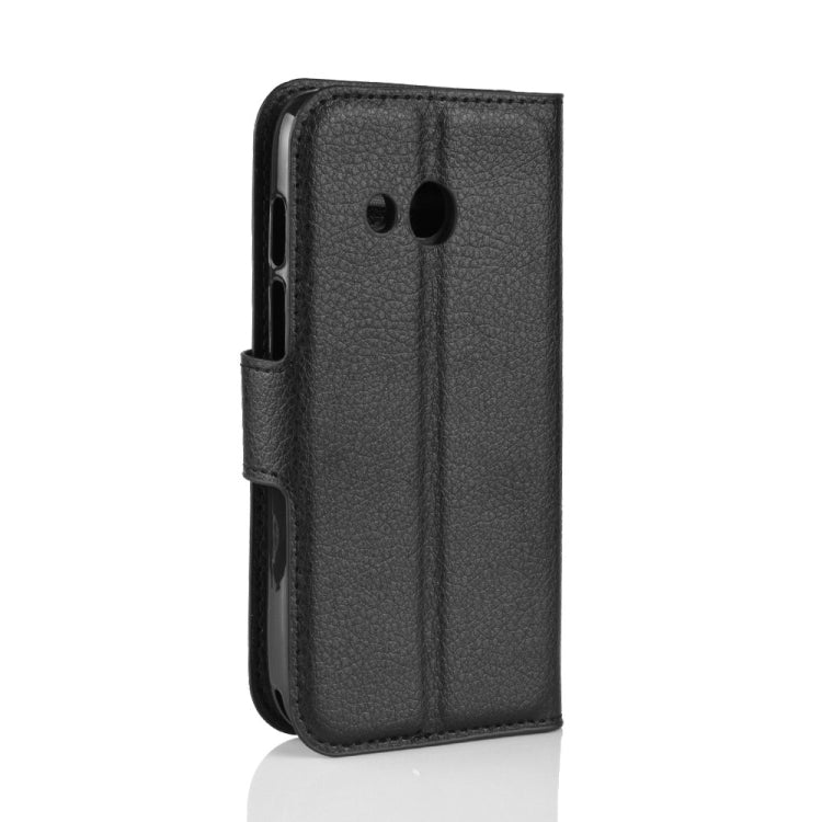 Litchi Texture Horizontal Flip Leather Case for Alcatel U3 3G, with Wallet & Holder & Card Slots