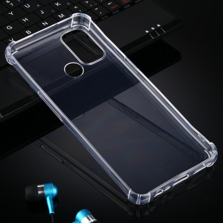 For OPPO A53 Four-Corner Shockproof Ultra-Thin Transparent TPU Case