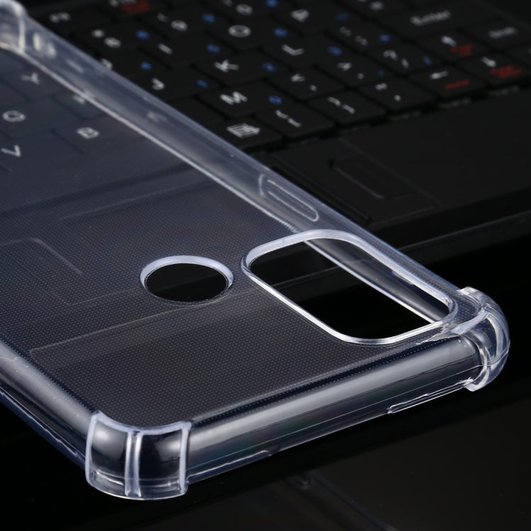 For OPPO A53 Four-Corner Shockproof Ultra-Thin Transparent TPU Case