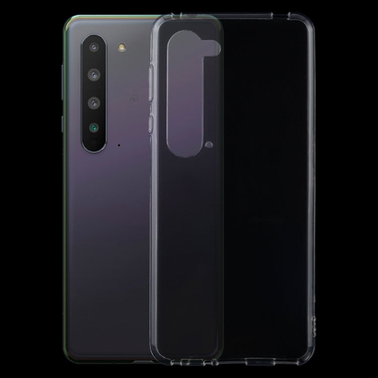 For Sharp Aquos R5G 0.75mm Ultra-thin Transparent TPU Soft Protective Case