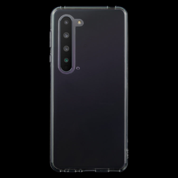 For Sharp Aquos R5G 0.75mm Ultra-thin Transparent TPU Soft Protective Case