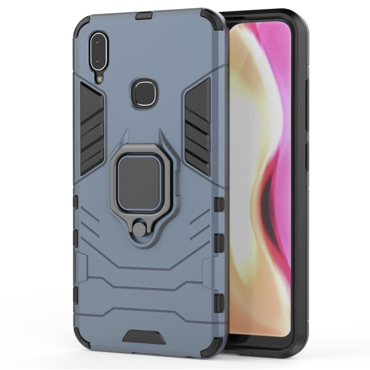 PC + TPU Shockproof Protective Case with Magnetic Ring Holder for Vivo Y95