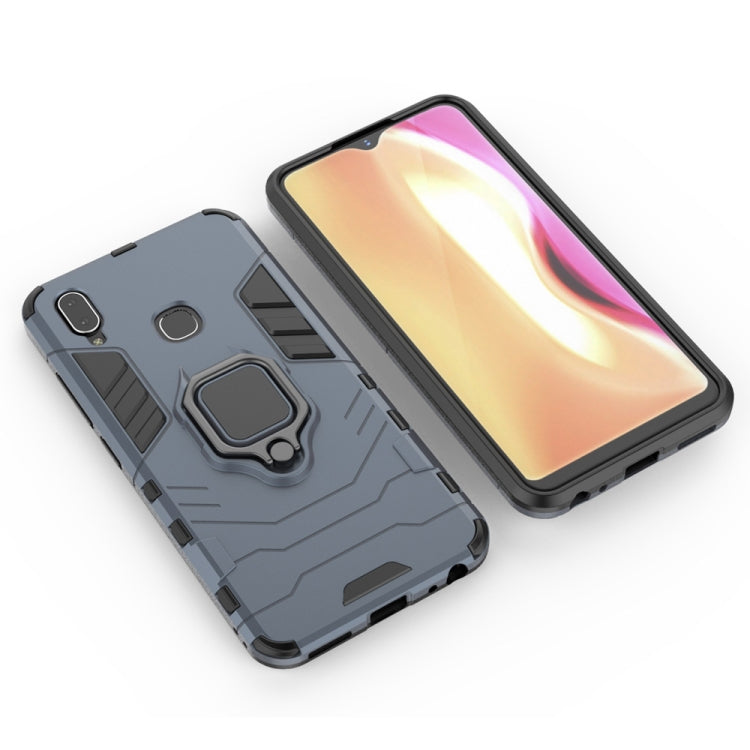 PC + TPU Shockproof Protective Case with Magnetic Ring Holder for Vivo Y95