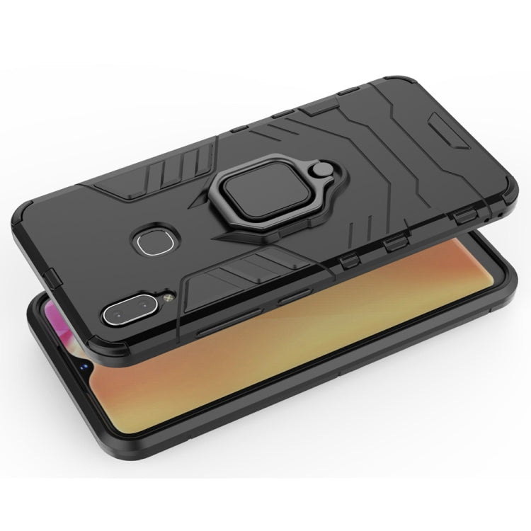 PC + TPU Shockproof Protective Case with Magnetic Ring Holder for Vivo Y95