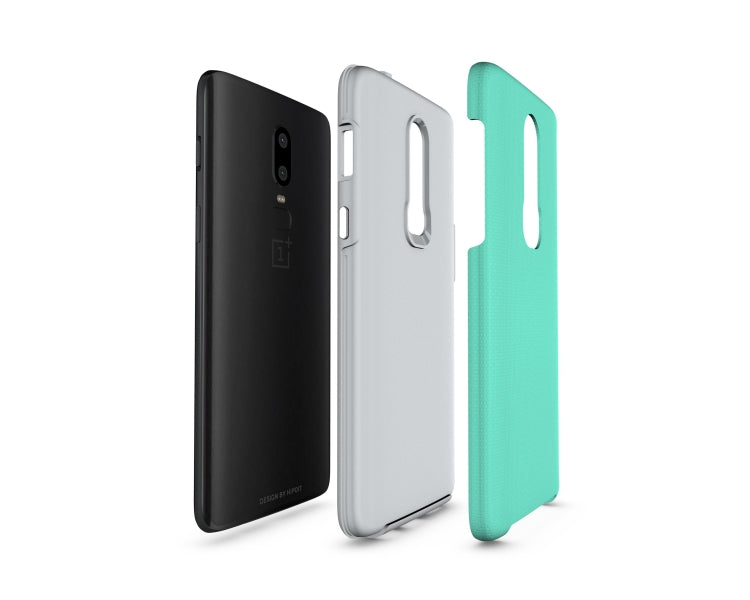 Anti-slip Armor Texture TPU + PC Case for OnePlus 6