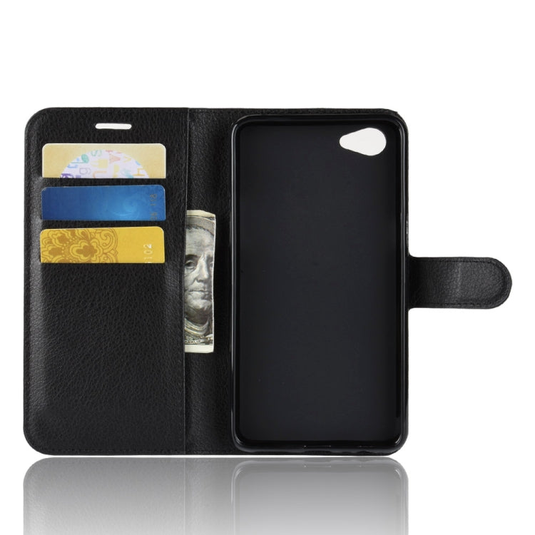 Litchi Texture Horizontal Flip Leather Case for OPPO A3, with Wallet & Holder & Card Slots