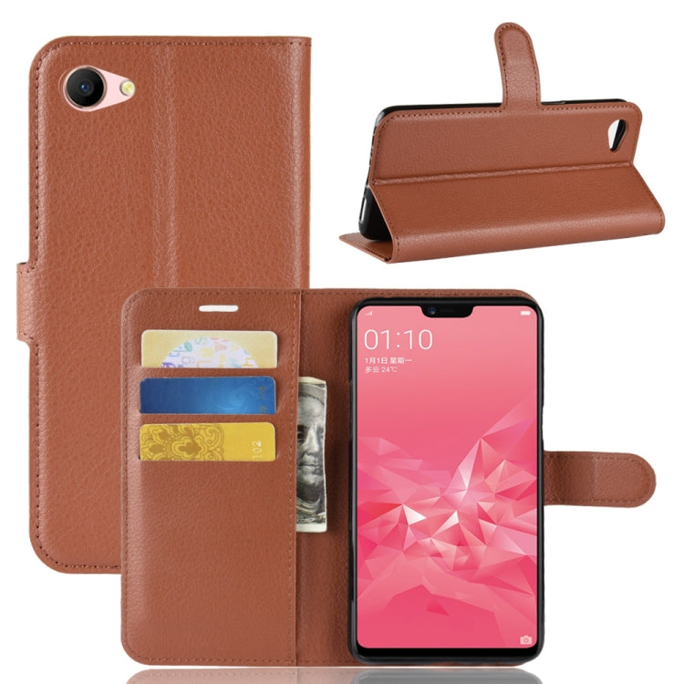 Litchi Texture Horizontal Flip Leather Case for OPPO A3, with Wallet & Holder & Card Slots
