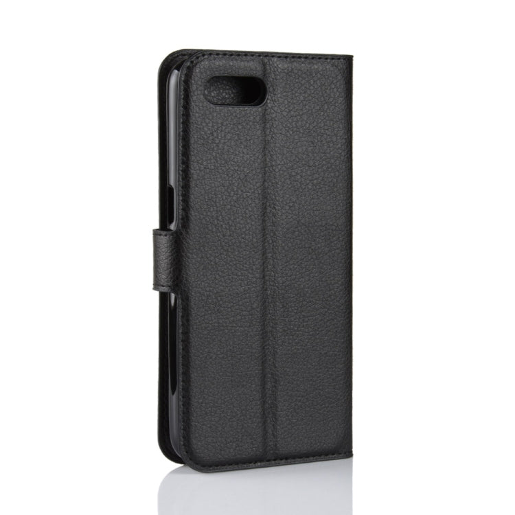 Litchi Texture Horizontal Flip Leather Case for OPPO A5, with Wallet & Holder & Card Slots