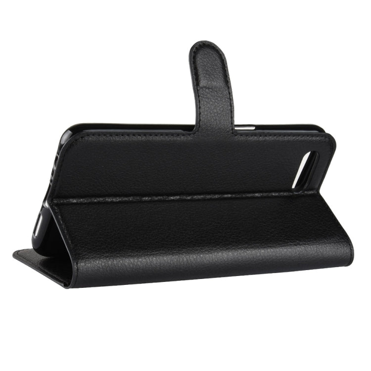 Litchi Texture Horizontal Flip Leather Case for OPPO A5, with Wallet & Holder & Card Slots