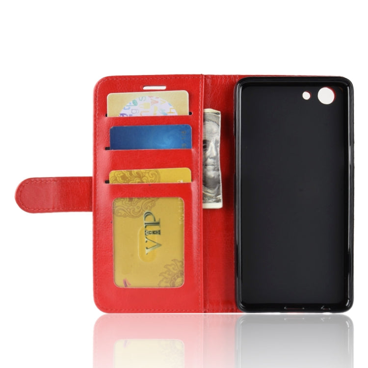 Crazy Horse Texture Horizontal Flip Leather Case for OPPO Realme 1 & F7 Youth A73S, with Wallet & Holder & Card Slots