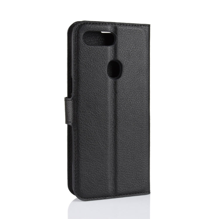 Litchi Texture Horizontal Flip Leather Case for OPPO R15 Pro, with Wallet & Holder & Card Slots