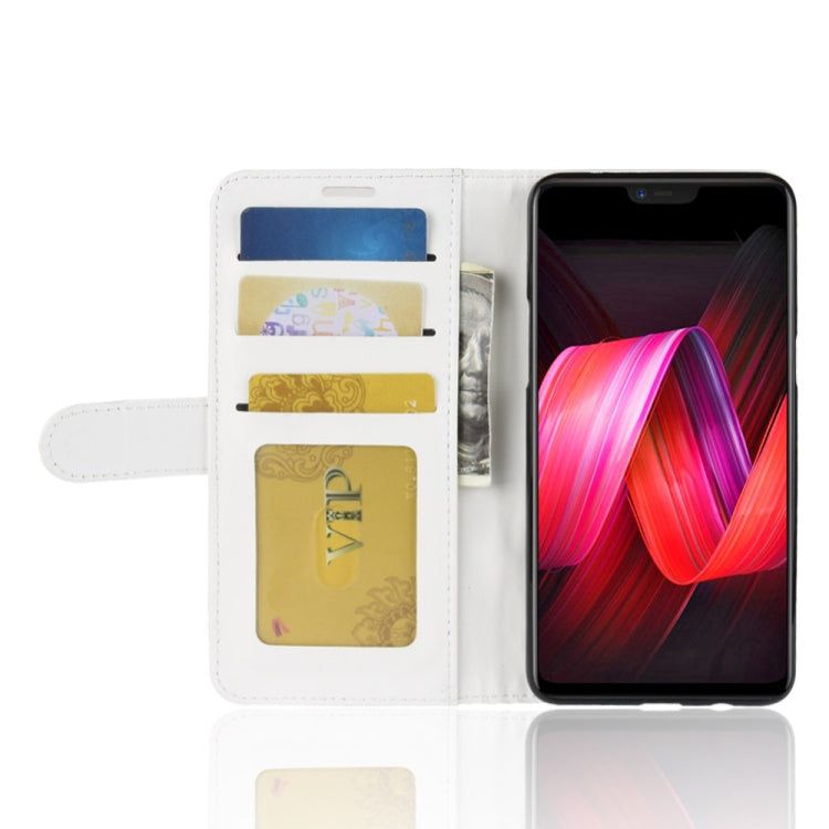 Crazy Horse Texture Horizontal Flip Leather Case for OPPO R15 Pro, with Wallet & Holder & Card Slots