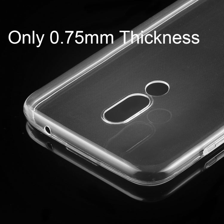 0.75mm Transparent TPU Case for Meizu 16