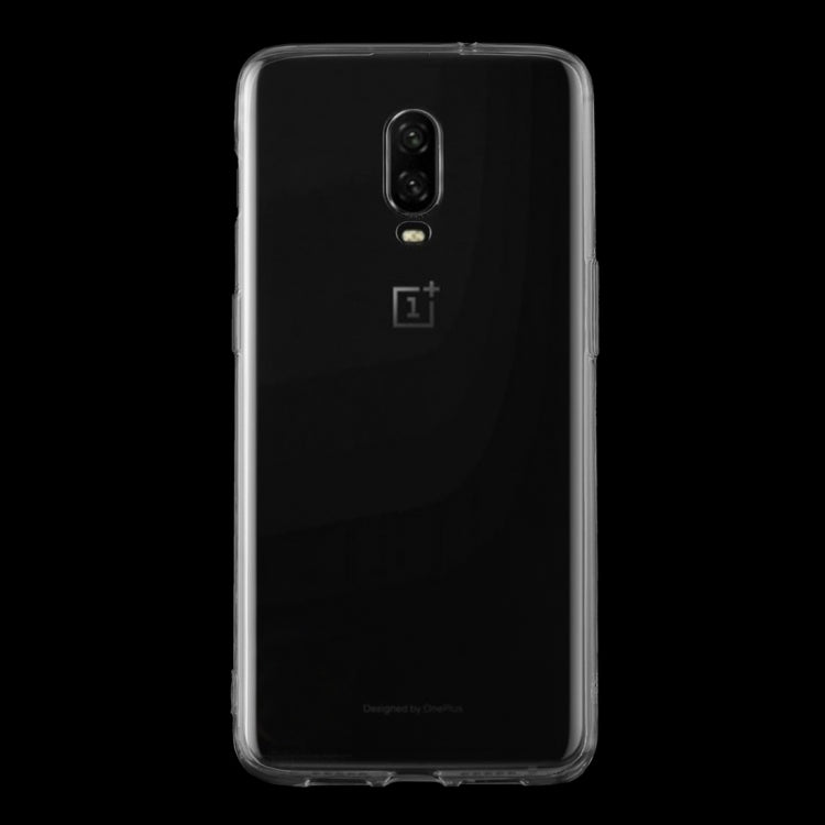 50 PCS 0.75mm Transparent TPU Case for OnePlus 6T