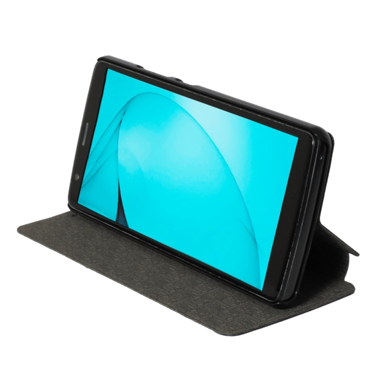 OCUBE Spring Texture Horizontal Flip Leather Case for Blackview A20, with Holder