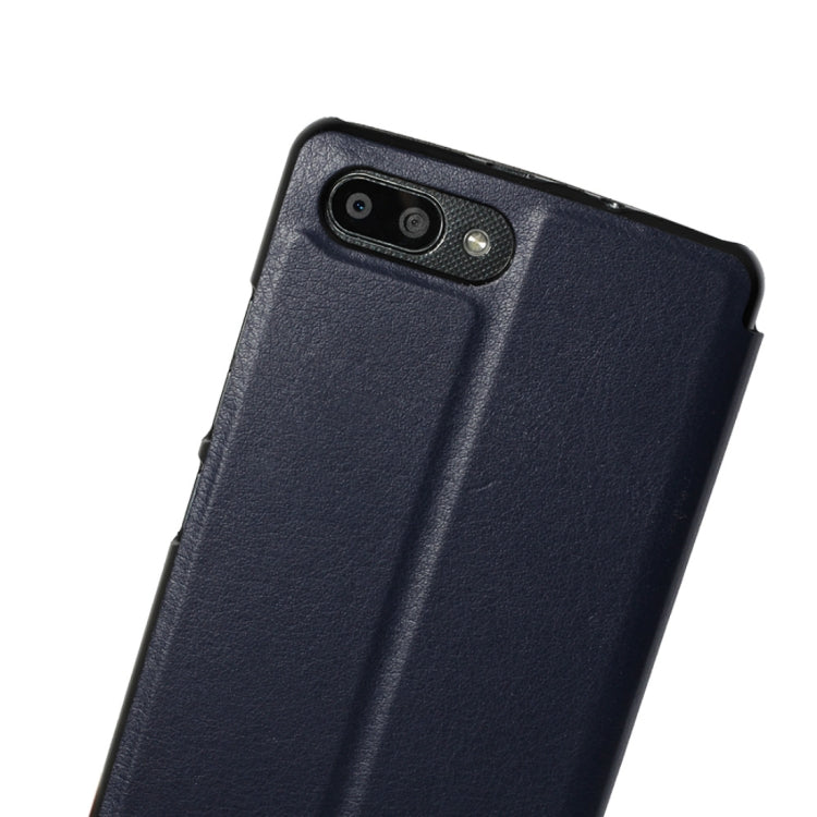 OCUBE Spring Texture Horizontal Flip Leather Case for Blackview A20, with Holder