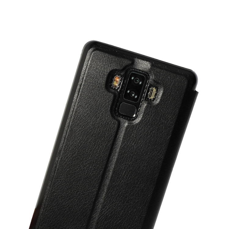 OCUBE Spring Texture Horizontal Flip Leather Case for BLUBOO S3, with Holder