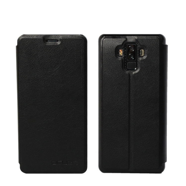 OCUBE Spring Texture Horizontal Flip Leather Case for BLUBOO S3, with Holder