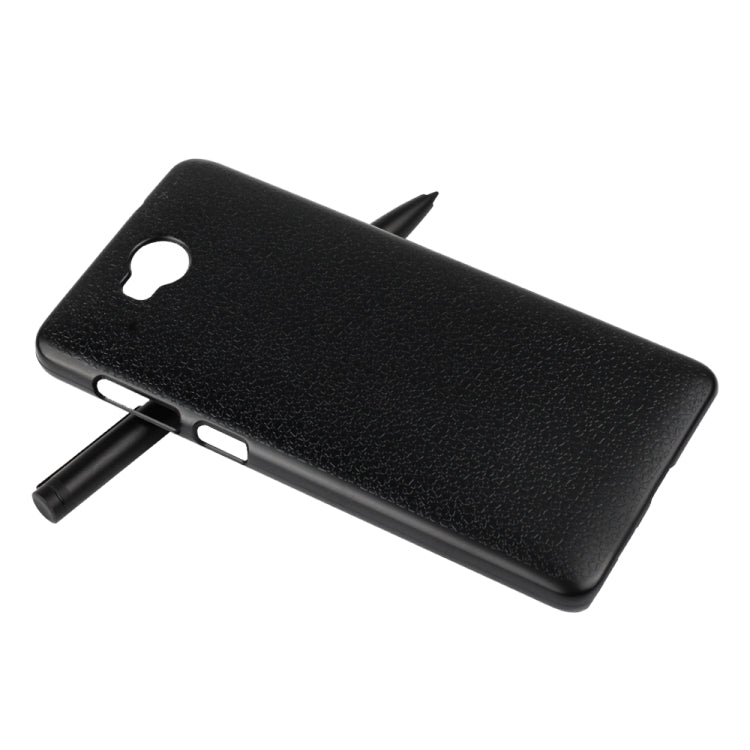 Litchi Texture Transparent PC Shockproof Protective Case for CUBOT A5