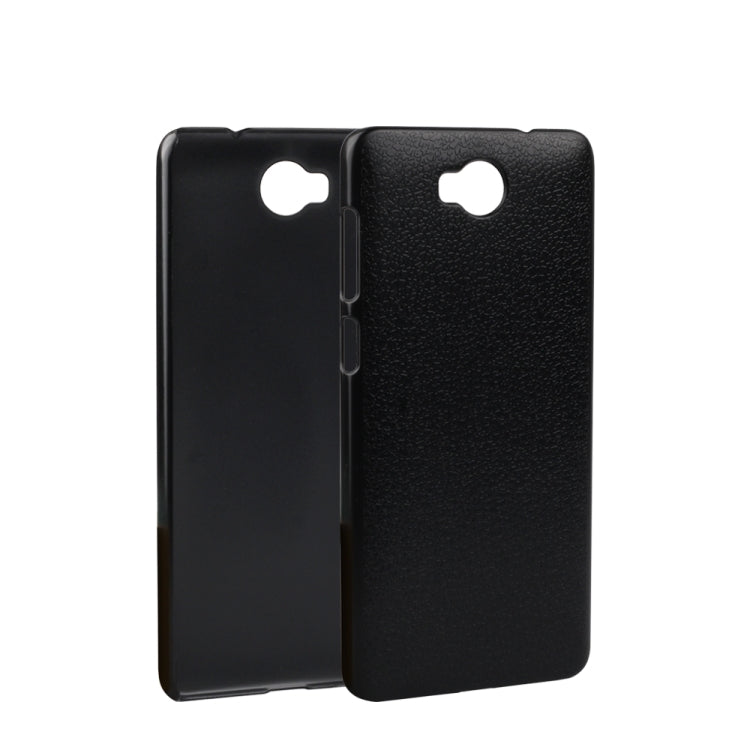 Litchi Texture Transparent PC Shockproof Protective Case for CUBOT A5