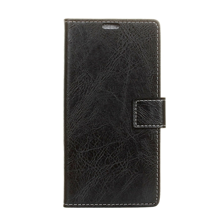 For Wiko View 2 Pro Retro Crazy Horse Texture Horizontal Flip Leather Case with Holder & Card Slots & Wallet & Photo Frame