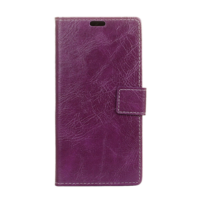 For Wiko View 2 Pro Retro Crazy Horse Texture Horizontal Flip Leather Case with Holder & Card Slots & Wallet & Photo Frame