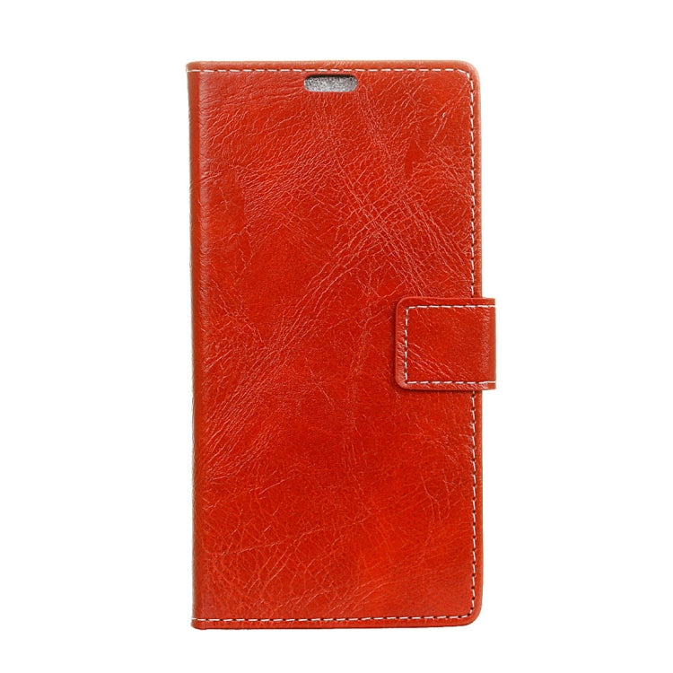 For Wiko View 2 Pro Retro Crazy Horse Texture Horizontal Flip Leather Case with Holder & Card Slots & Wallet & Photo Frame
