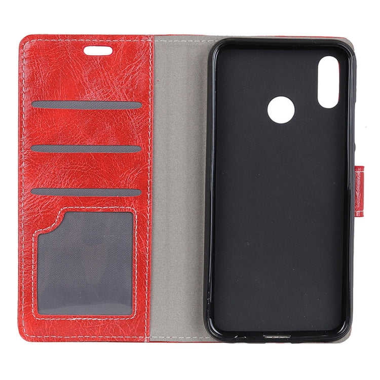 For Wiko View 2 Pro Retro Crazy Horse Texture Horizontal Flip Leather Case with Holder & Card Slots & Wallet & Photo Frame