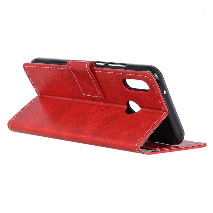 For Wiko View 2 Pro Retro Crazy Horse Texture Horizontal Flip Leather Case with Holder & Card Slots & Wallet & Photo Frame