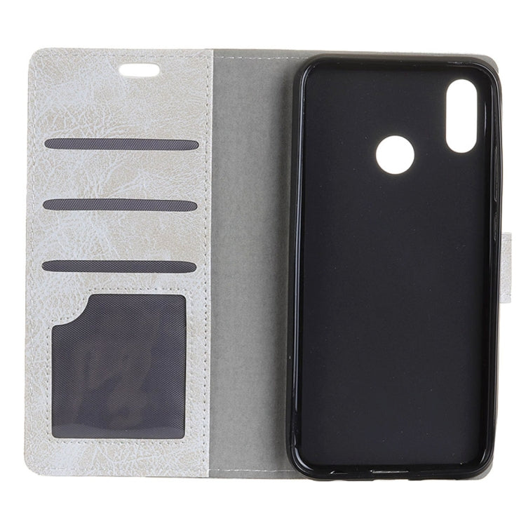 For Wiko View 2 Pro Retro Crazy Horse Texture Horizontal Flip Leather Case with Holder & Card Slots & Wallet & Photo Frame