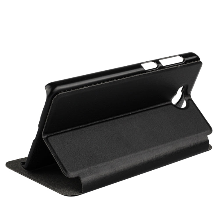 CUBOT Spring Texture Horizontal Flip Leather Case for CUBOT A5 with Holder