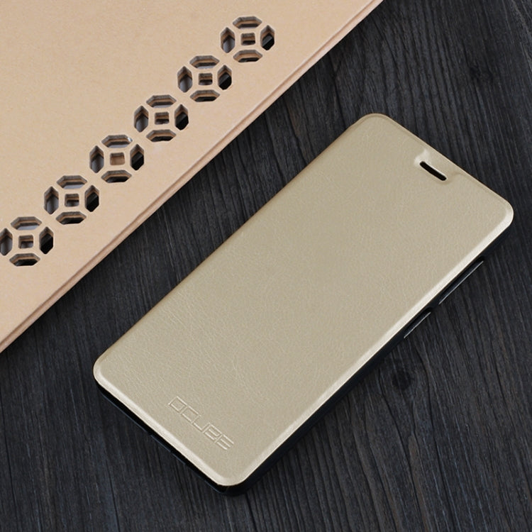 CUBOT Spring Texture Horizontal Flip Leather Case for CUBOT A5 with Holder