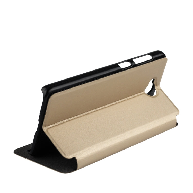 CUBOT Spring Texture Horizontal Flip Leather Case for CUBOT A5 with Holder