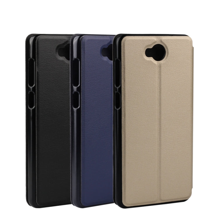 CUBOT Spring Texture Horizontal Flip Leather Case for CUBOT A5 with Holder