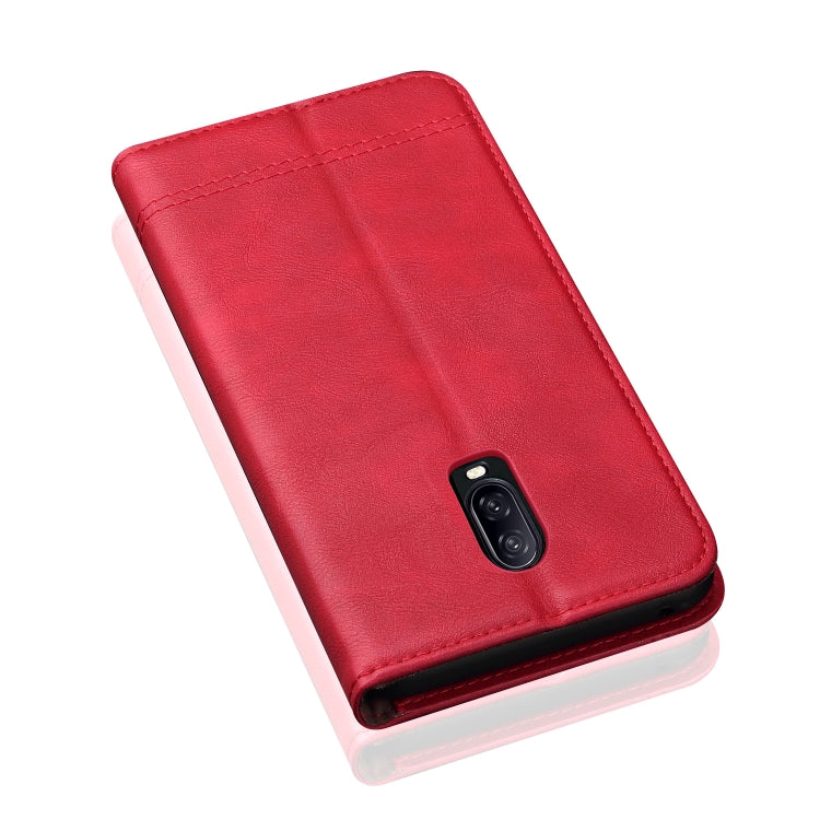 Casual Style Retro Crazy Horse Texture Horizontal Flip Leather Case for OnePlus 6T, with Card Slots & Holder & Wallet